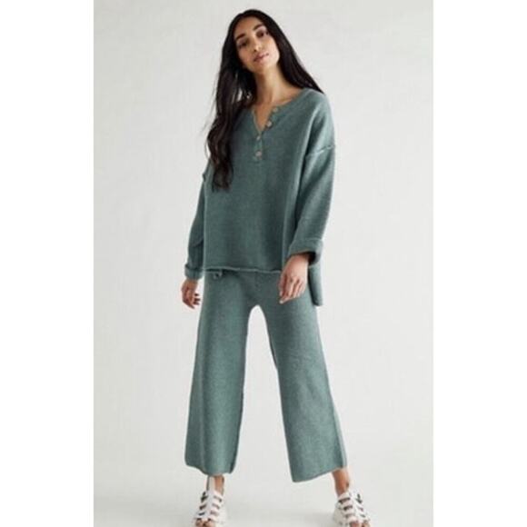 Free People Sweaters - Free People Beach Hailee Sweater Set Cedar Fog Size Large